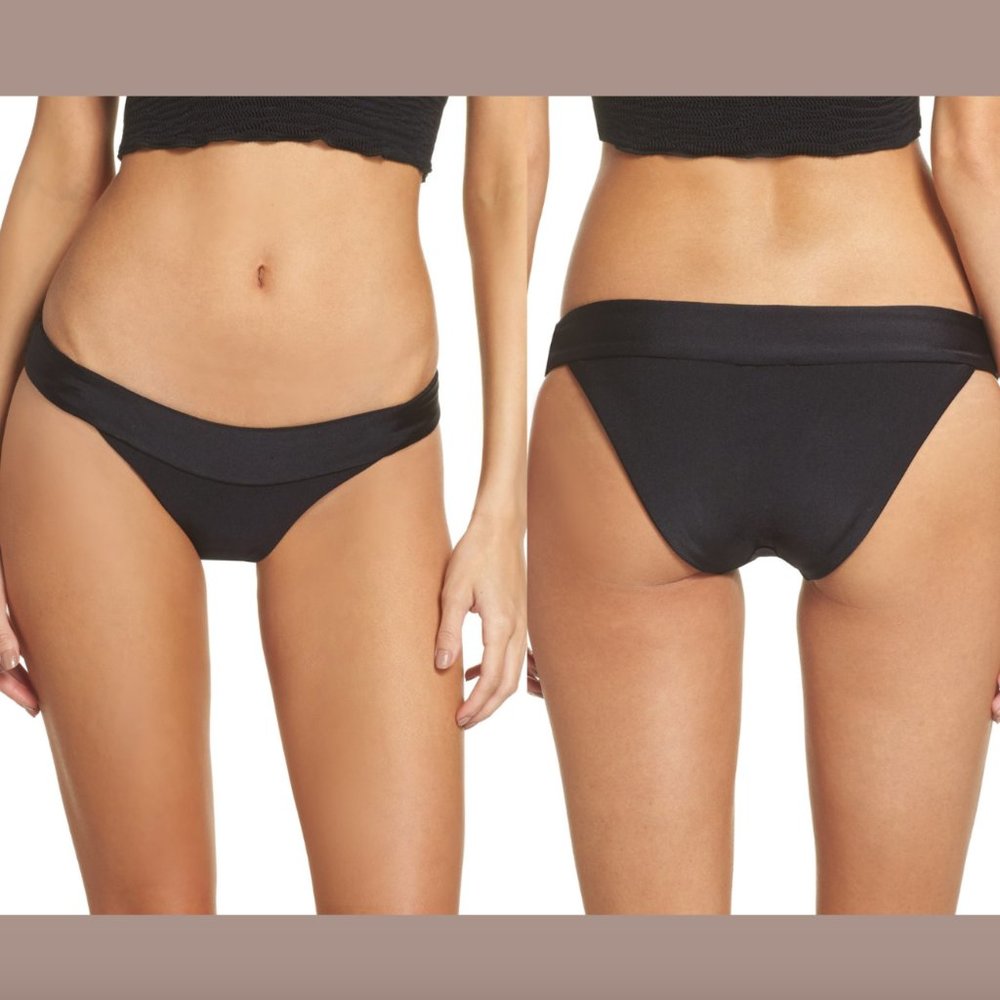NEW $58 Isabella Rose‎ Tubular Solid Bikini Bottoms